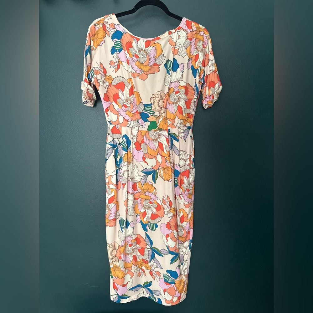 ASOS Multicolor Floral Midi Dress